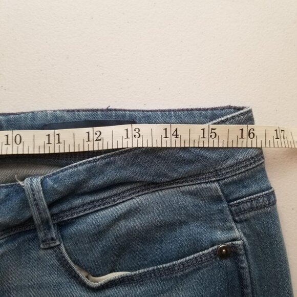 J. Jill Jeans Womens 10 Slim Ankle Cotton Tencel Split hem Authentic Fit - Picture 4 of 10